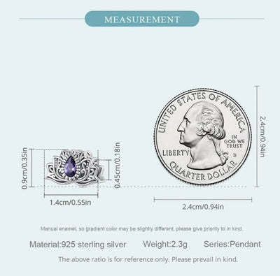 Lotus Flower With Zircon Charm - bellissi