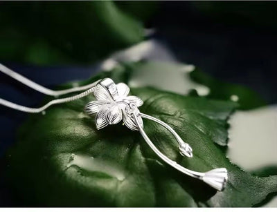 Lotus Whispers Flower Pendant - bellissi