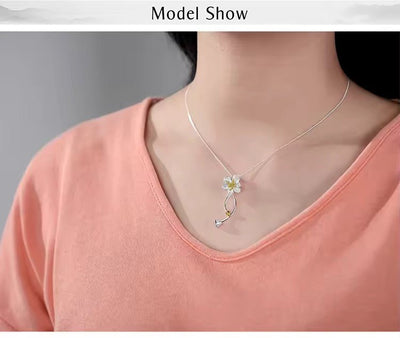 Lotus Whispers Flower Pendant - bellissi