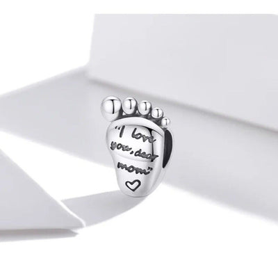 Love Mum Baby Foot Charm - bellissi