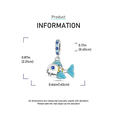 Lovely Fish Dangle Charm - bellissi
