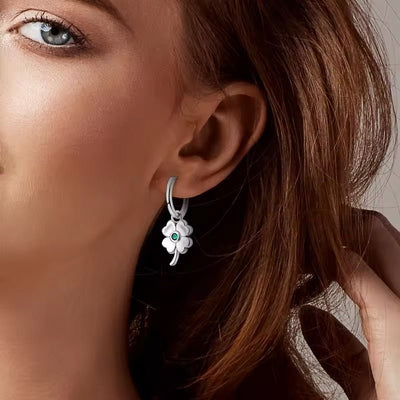 Lucky Clover Dangle Earrings - bellissi