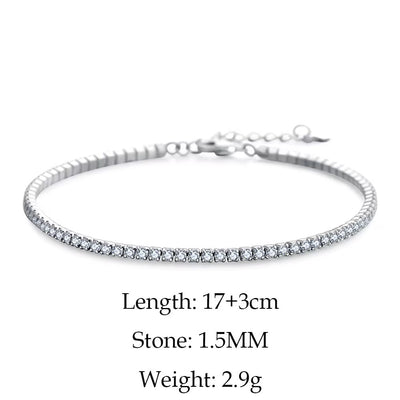Luminous Angles Tennis Bracelet - bellissi