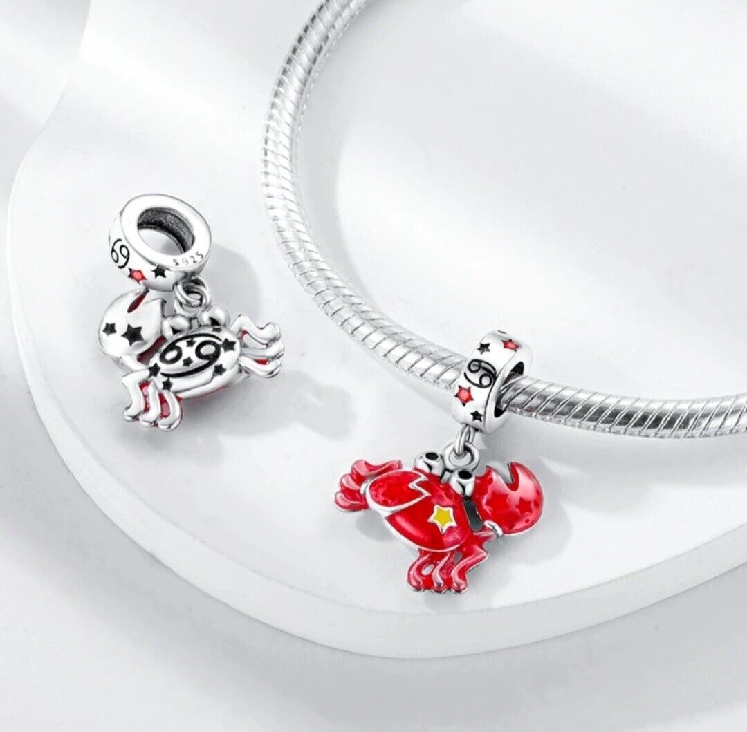 Luminous Zodiac Sign Cancer Dangle Charm - bellissi