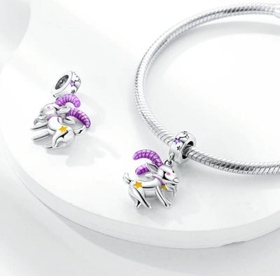 Luminous Zodiac Sign Capricorn Dangle Charm - bellissi