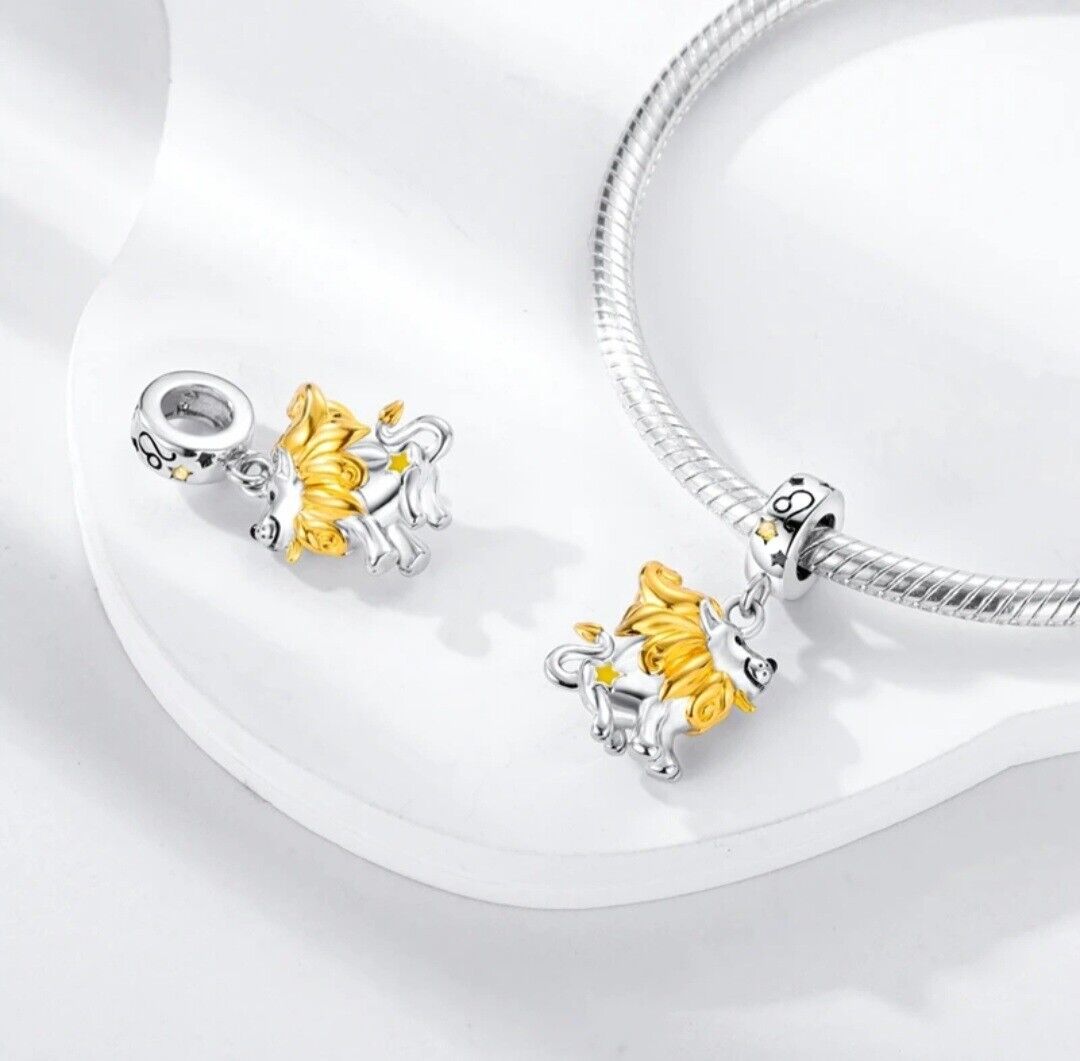 Luminous Zodiac Sign Leo Dangle Charm - bellissi
