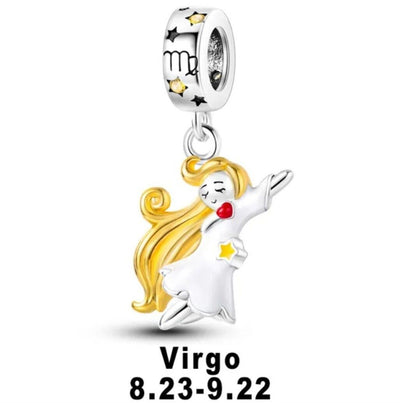 Luminous Zodiac Sign Virgo Dangle Charm - bellissi