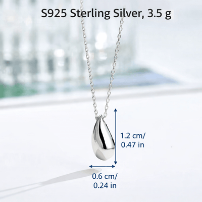 Minimalist Teardrop Necklace - bellissi