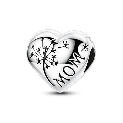 Mom & Daughter Heart Charm with Tree of Life - bellissi
