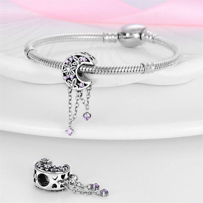 Moon Dreamcatcher With Zirconia Charm - bellissi