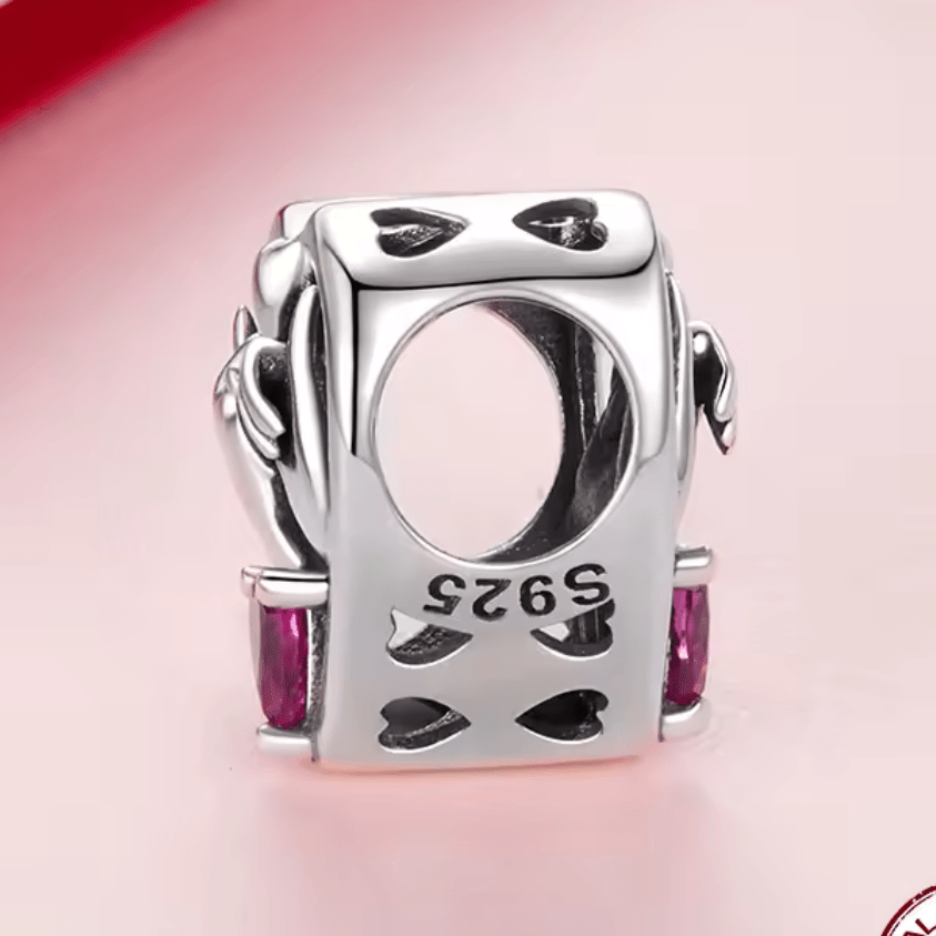 Mother & Baby Love Heart Charm - bellissi