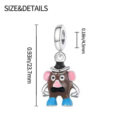 Mr Potato Dangle Charm - bellissi