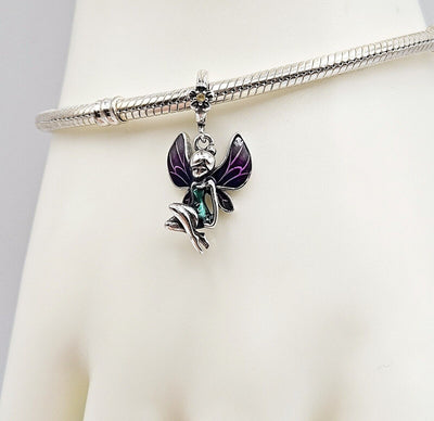 Multicolour Tinkerbell Fairy Dangle Charm - bellissi