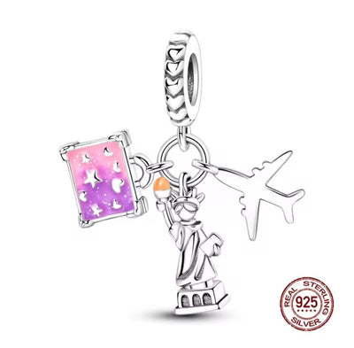 New York Travel Dangle Charm - bellissi