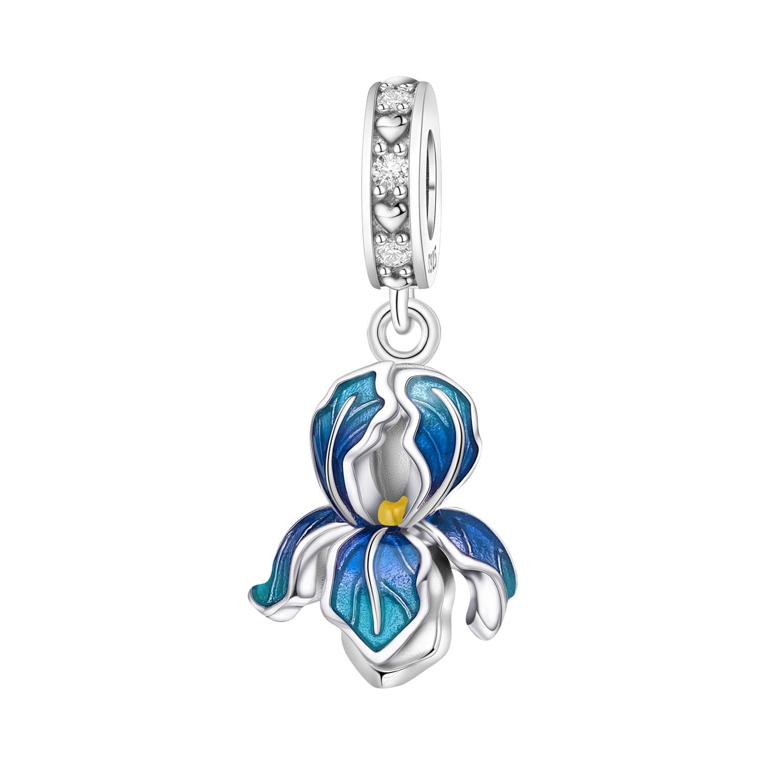 Northern Lights Iris Charm - bellissi