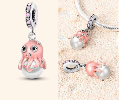 Octopus Glow in Dark Dangle Charm - bellissi