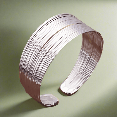 Open cute bangle bracelet earrings ring Set - bellissi