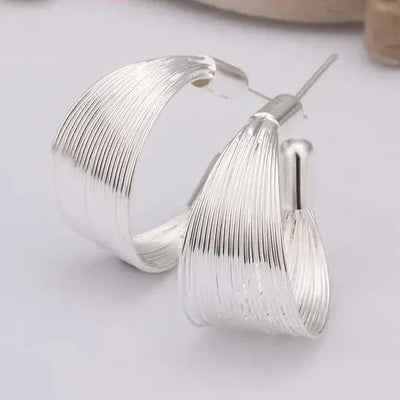 Open cute bangle bracelet earrings ring Set - bellissi