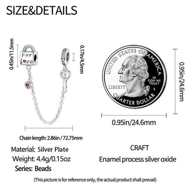 Padlock & Key Safety Chain - bellissi