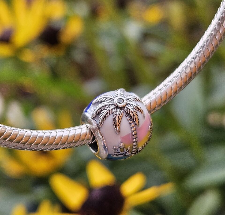 Palm Tree Multicoloured Charm - bellissi