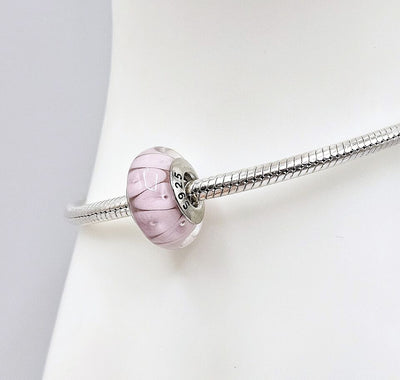 Pink Murano Glass Charm - bellissi