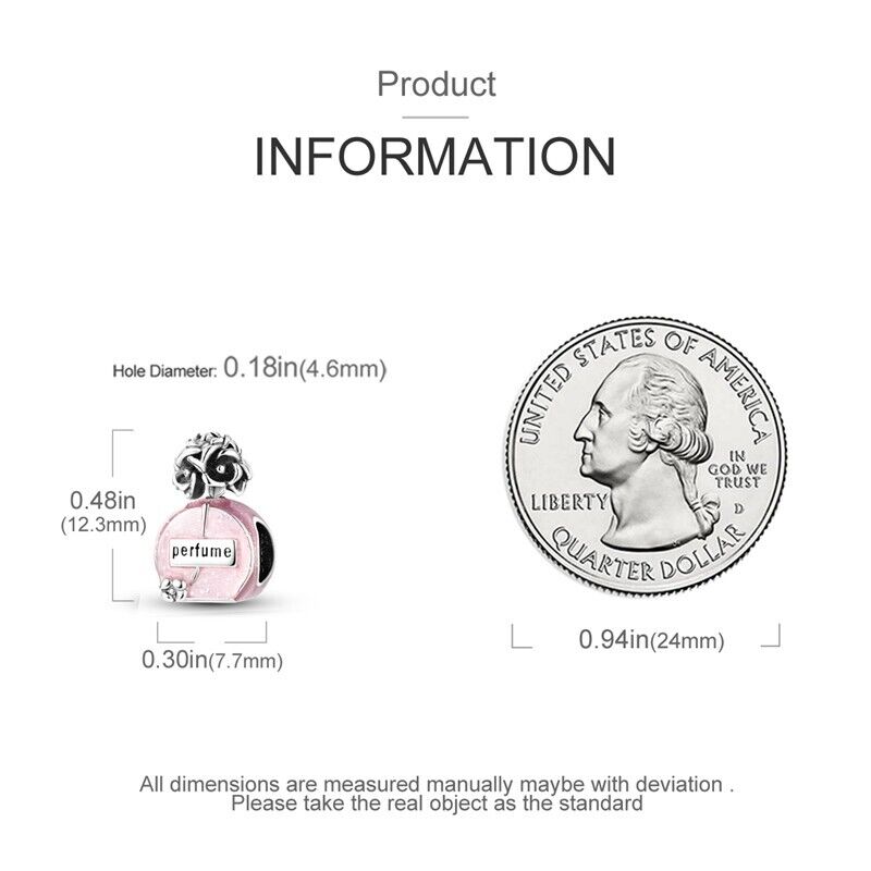 Pink Perfume Charm - bellissi