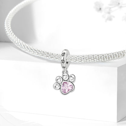 Blue Paw Charm