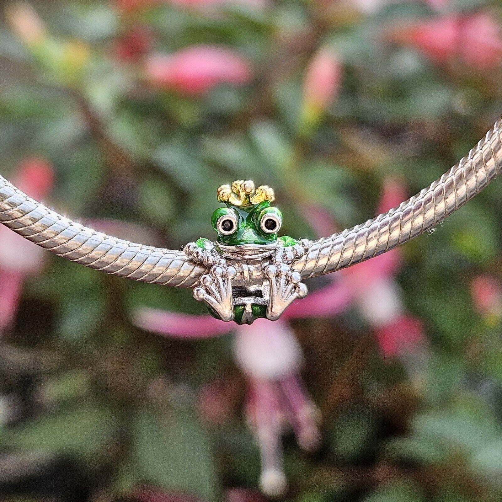 Prince Frog In A Crown Charm - bellissi