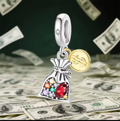 Prosperity & Fortune Talisman Dangle Charm - bellissi