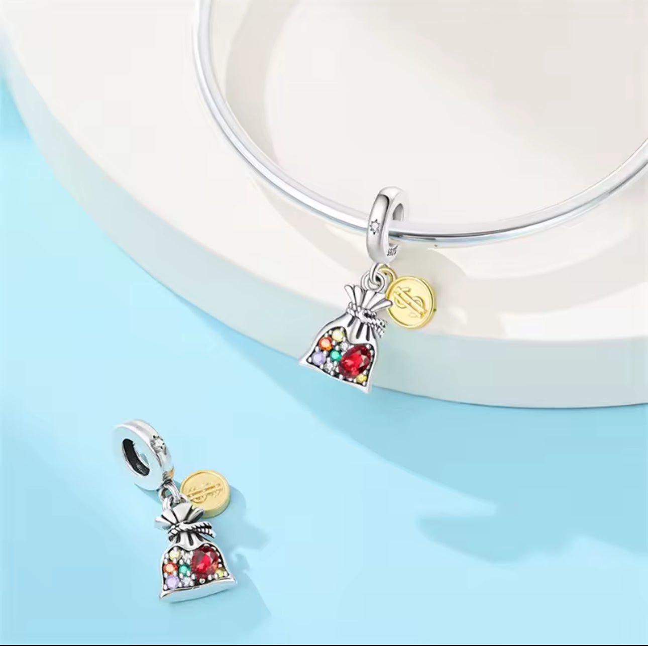 Prosperity & Fortune Talisman Dangle Charm - bellissi