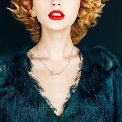 Queen Crown Necklace - bellissi