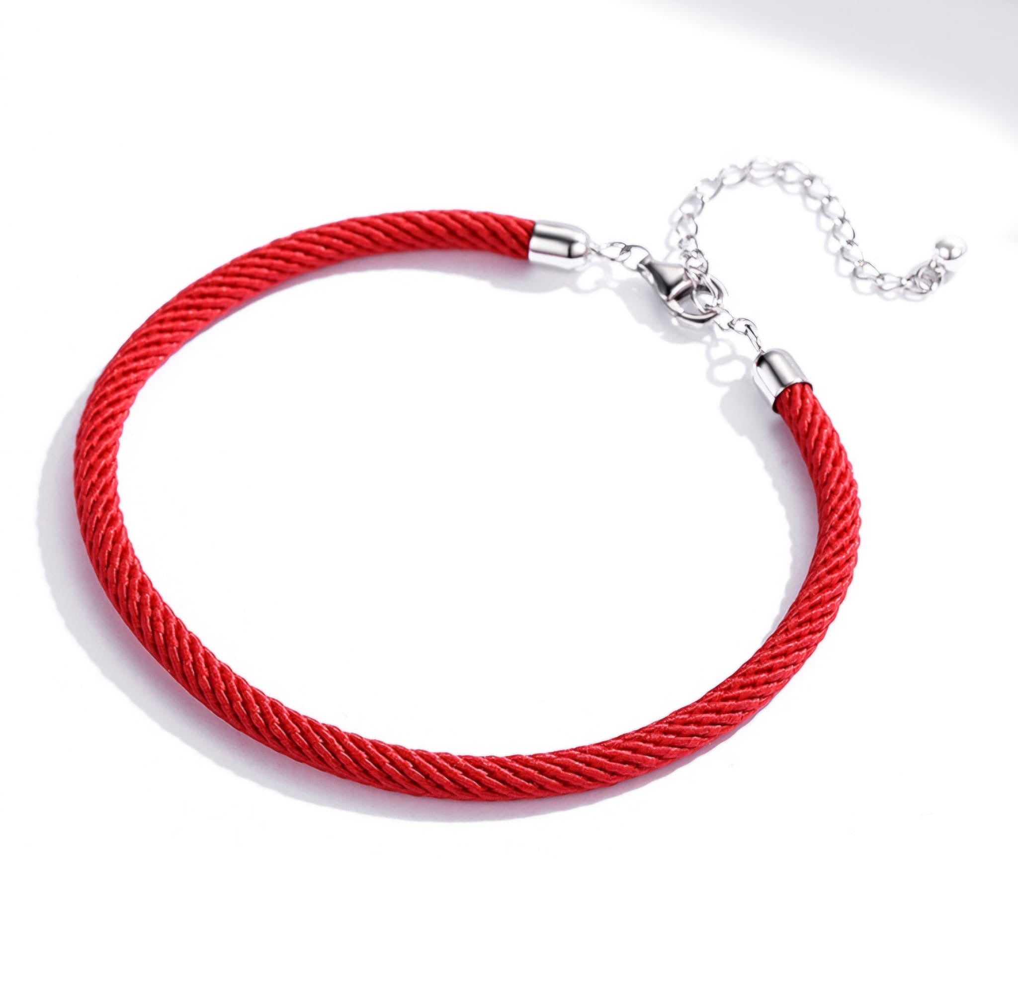 Red Cord Charm Bracelet - bellissi