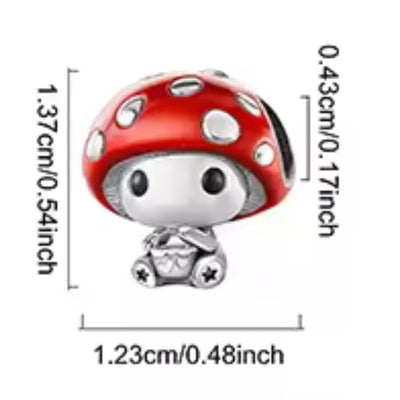 Red Mushroom Charm - bellissi