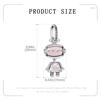Robot Dangle Charm - bellissi