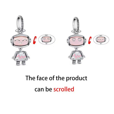 Robot Dangle Charm - bellissi