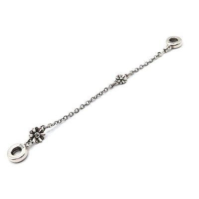 Safety Chain Flowers Silver - bellissi