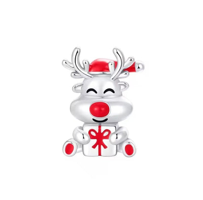 Santa Reindeer Holiday Charm - bellissi