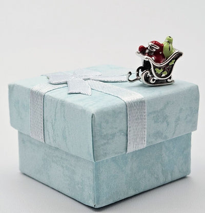 Santa Sleigh Charm - bellissi