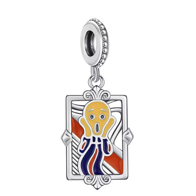 “Scream of Style” Art - Inspired Silver Charm - bellissi