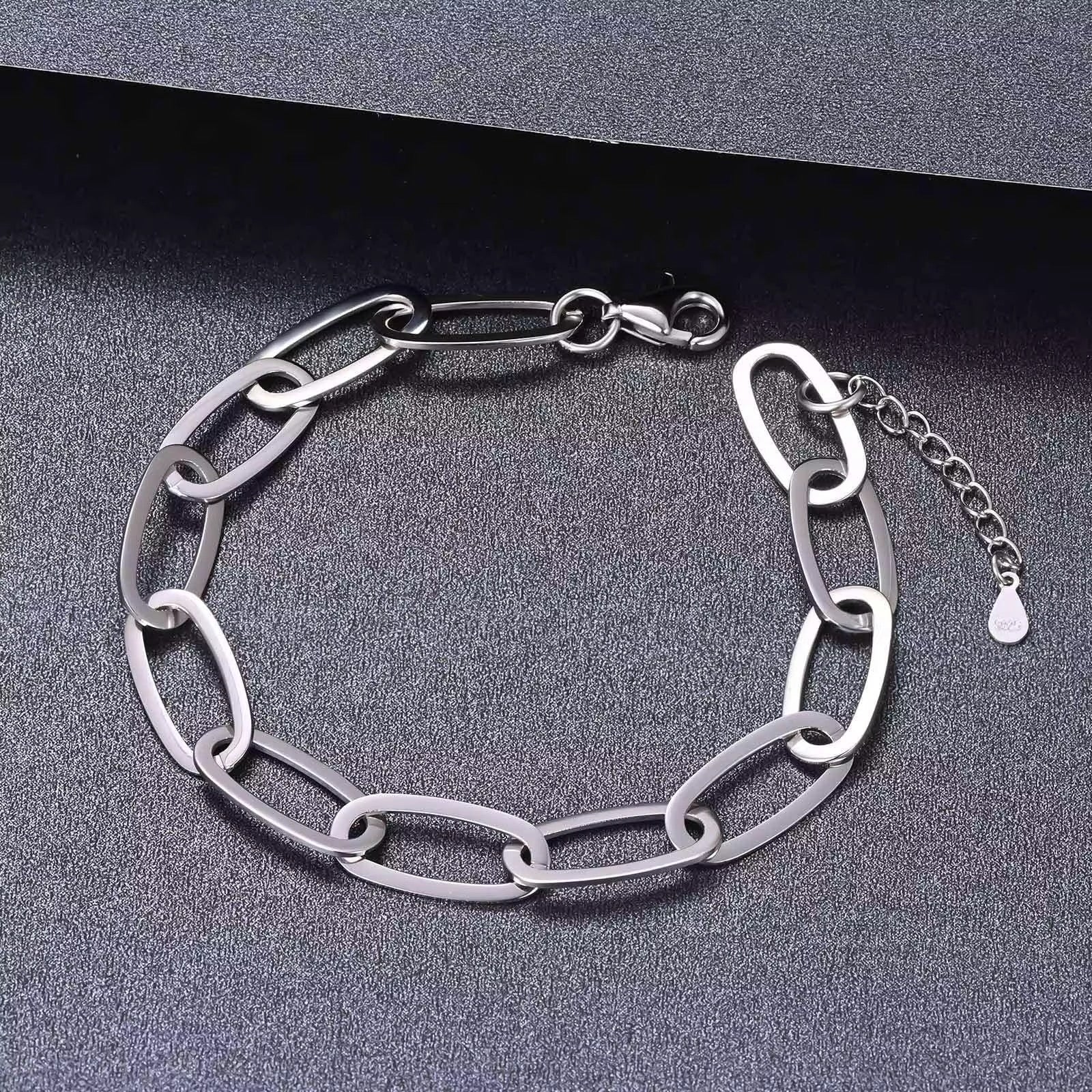 Silver Forge Chain Link Bracelet - bellissi