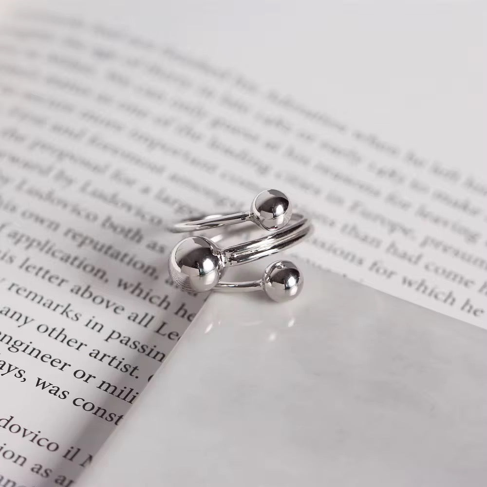 Silver Orbital Ring - bellissi