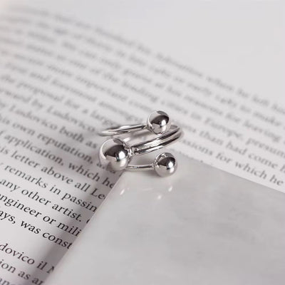 Silver Orbital Ring - bellissi