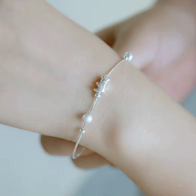 Silver Puppy Charm Bracelet - bellissi