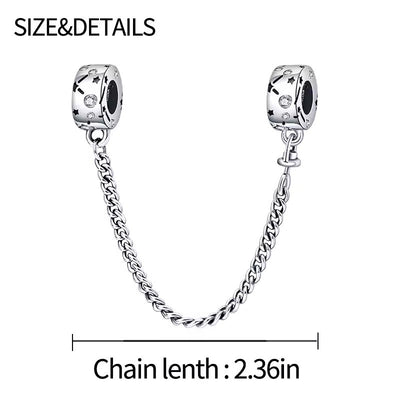 Simple Stars Safety Chain - bellissi