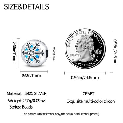 Snowflake Clip On Charm - bellissi