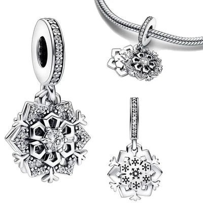 Snowflake Dangle Charm - bellissi