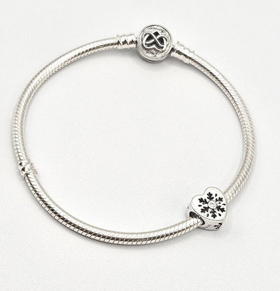 Snowflake Heart Charm - bellissi