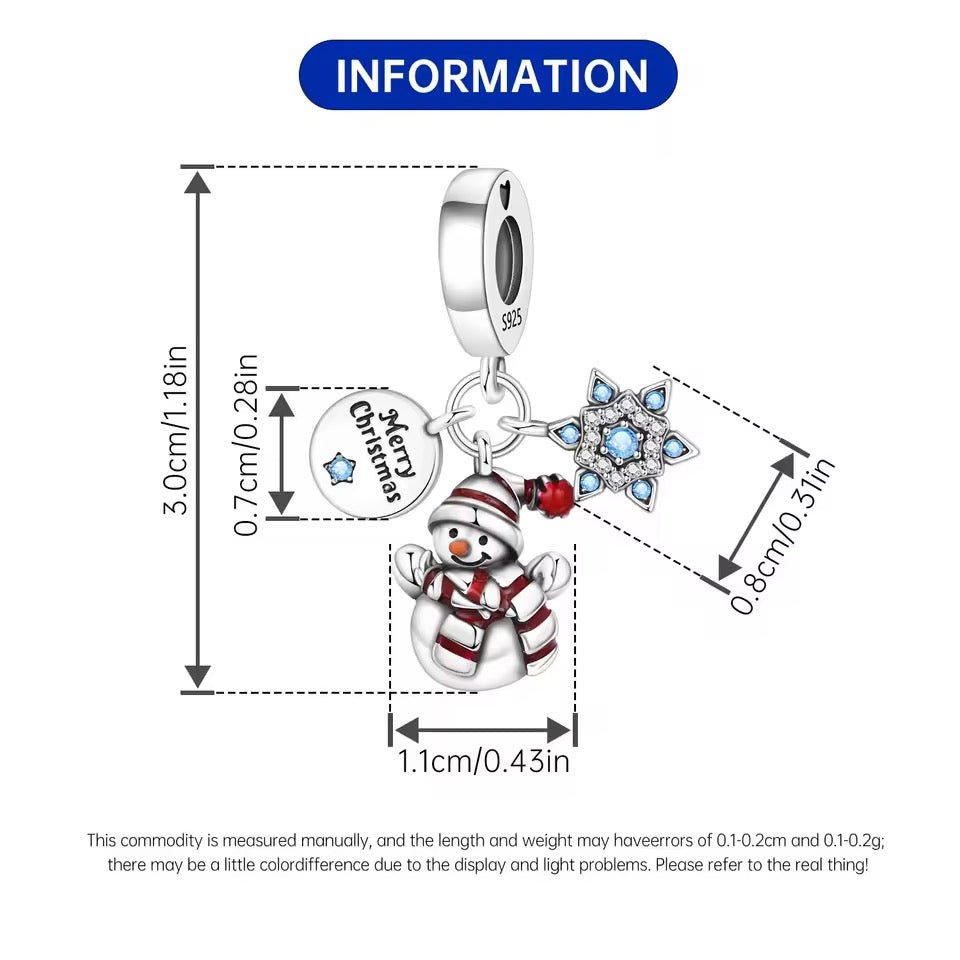 Snowflake Wishes Charm - bellissi