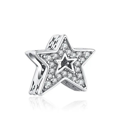 Star With Zircon Charm - bellissi