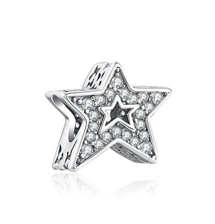 Star With Zircon Charm - bellissi